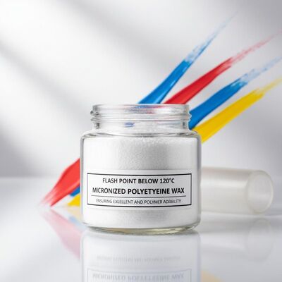 플래시 포인트 120°C 이하 미크로네이즈 된 폴리에틸렌 백스 페인트 및 폴리머 첨가물에서 사용되는 탁월한 열 안정성을 보장