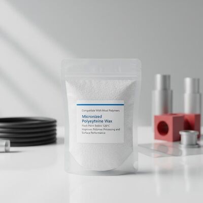 대부분의 폴리머와 호환됨 마이크로니즈드 폴리에틸렌 왁스 인화점 120°C 미만 폴리머 가공 및 표면 성능 향상